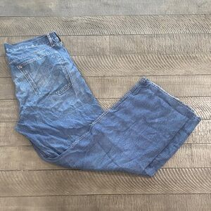 Rag & bone Classic Blue Denim Jeans Jeggings wide leg Size 29